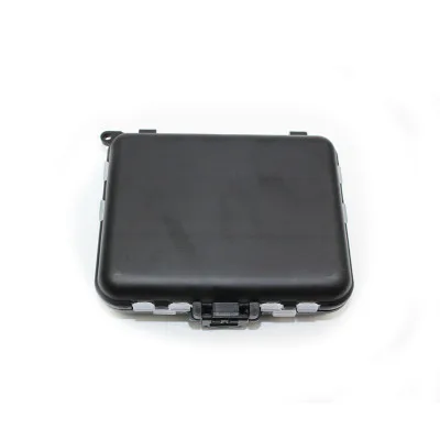 

North Fishing Hook Box Lure Box Tool Box Storage Box Accessory Box Black And White with Pattern/Green Fishing Gear
