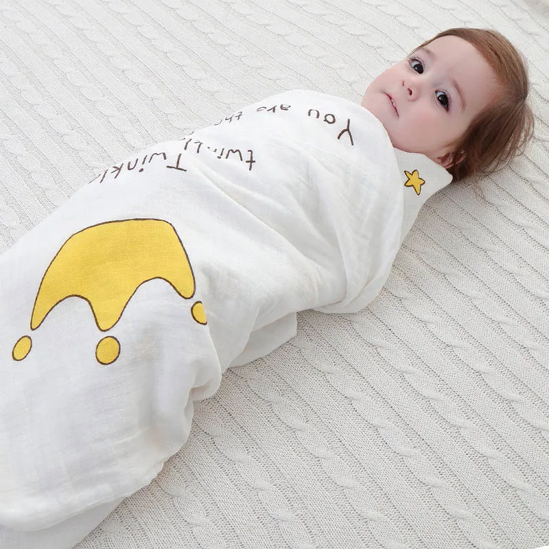 Wrap towel blanket cotton double gauze large bag towel baby baby towel autumn and winter winter multi-purpose for kids