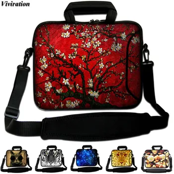 

Womens Laptop Messenger Briefcase Neoprene 10.5" 9.7" 10.2" 10.1" 10 Inch Bag Girls Notebook Chromebook Shoulder Strap Case 2020