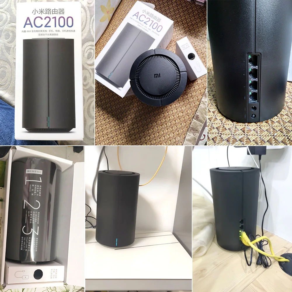 Маршрутизатор Xiaomi Mi AC2100 двухъядерный процессор 128 Мб 2 4 ГГц 5 360 °|Беспроводные