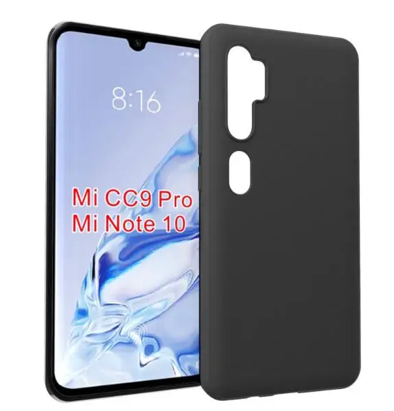 Прозрачный чехол для Xiaomi Mi Note 10 Pro+ мягкий гелевый силиконовый чехол из закаленного стекла для телефона
