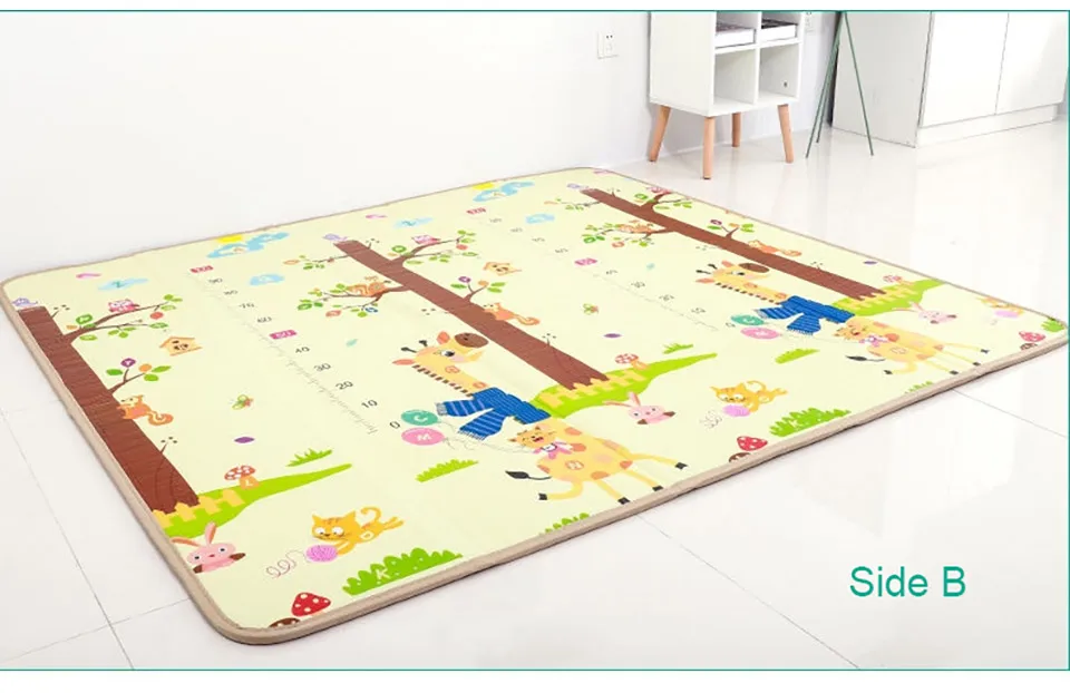 IMBABY детский игровой ковер для детской комнаты коврик детский игровой коврик с ограждением двойная поверхность ковер для детей Детский игровой коврик для палатки детский игровой коврик