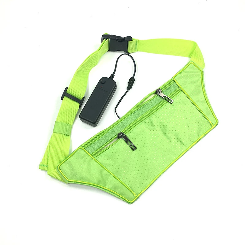 

Outdoor Running Waist Bag Cold Glowing Storage Bags Phone Case Sports For Jogging Climbing Cycling Bags Sportswear Accessories
