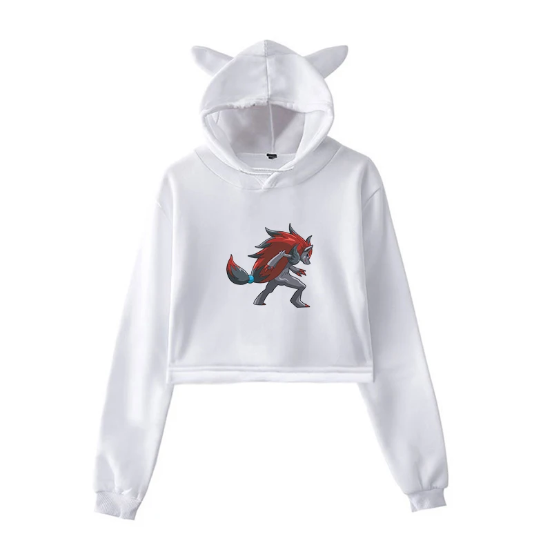 12 Толстовки с покемонами Eevee Bulbasaur, Женская Толстовка Harajuku, розовая одежда, Kpop, одежда для девочек, уличная одежда, зимний топ с длинными рукавами - Цвет: 12