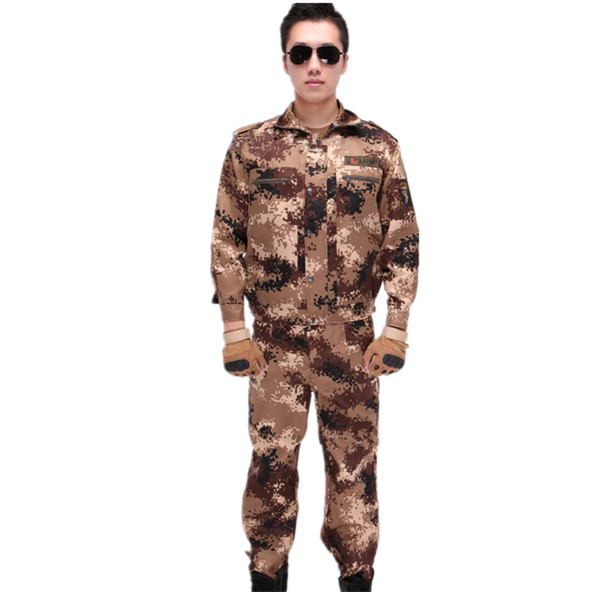 2020 Special Forces Army Clothing Men's Set Camouflage Military Uniform Tactical Long Sleeve Coat+P