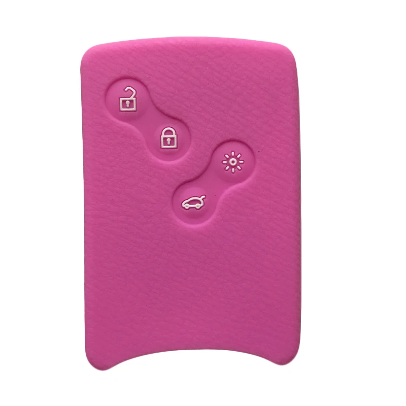 Soft Silicone Car Key Cover Fob For Renault Kaptur Clio 4 Megane 3 Logan Koleos Zoe scenic 3 Danilo Captur Laguna Key Case key case key case cover