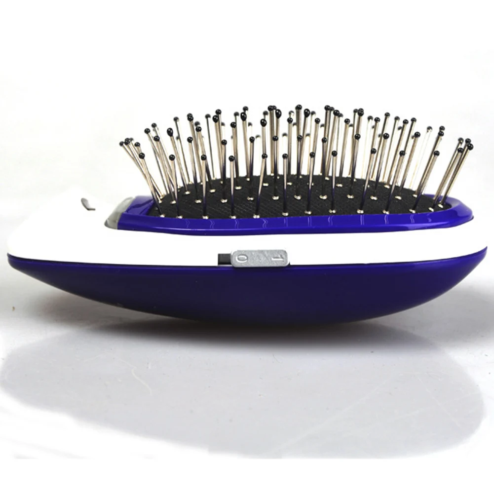 Home Travel Portable Electric Ionic Hairbrush Scalp Massage Comb Hair Care Tool