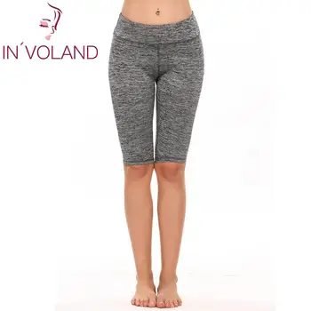 

New Women Fashion Half Length Shorts Summer Shorts Slim Mid-waisted Breathable Fabric Elastic Sports Casual Shorts