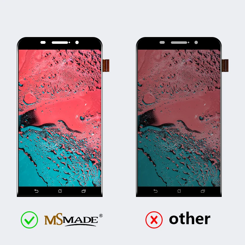 5,5 ''для Asus Zenfone Max ZC550KL lcd дисплей кодирующий преобразователь сенсорного экрана в сборе части для ASUS Z010D ZC550KL lcd с рамкой