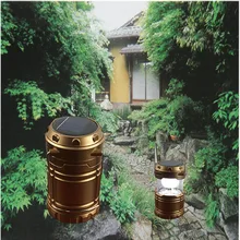 Солнечный ручной фонарь открытый Солнечный свет, кемпинг Ретро светодиодный фонарь