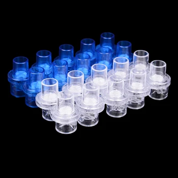 

10PCS/lot Practice Emergecy Rescue Tool Plastic CPR Mask Training Valves With One-way Valve w/Filter For CPR Resuscitator