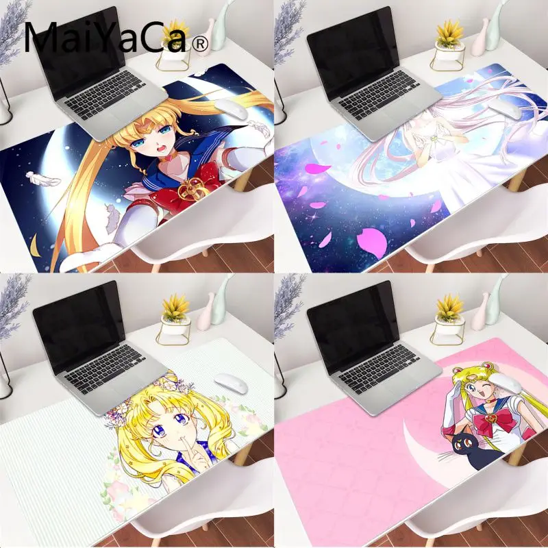 MaiYaCa Sailor Moon girl красивый коврик для мыши Аниме игровые аксессуары Настольный s