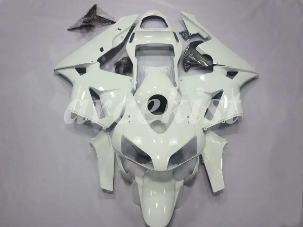 Литье под давлением ABS мотоцикл полный обтекатель комплект подходит для CBR600RR F5 2004 2003 Пользовательские Белый