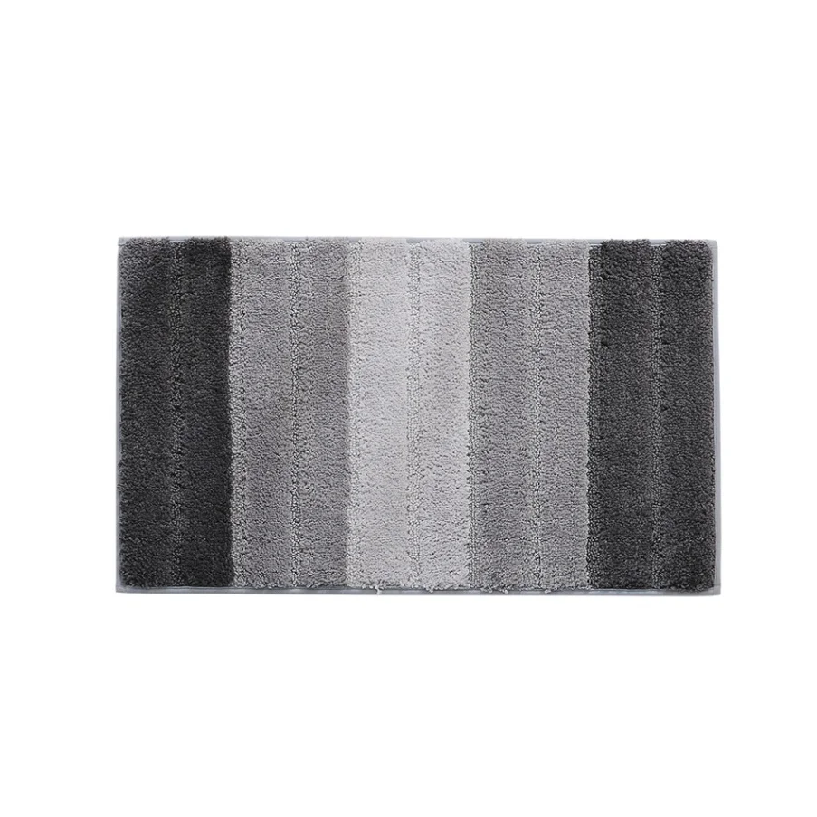 Grey Indoor Anti-slip Bathroom Kitchen Floor Mat Microfiber Rug Carpet Living Room Bedroom Carpet Water Absorbent Machine Washable - Цвет: Grey