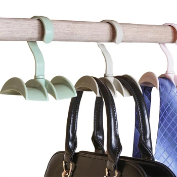 

New Home Drying Racks Home Use Solid 360° Rotating Handbag Hanger Organizer Holder Rack for Clothes Wardrobe Solid2020