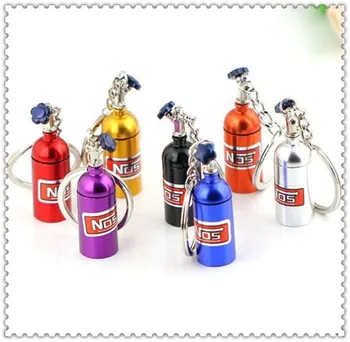 

car Nitrous Oxide Bottle Keychain Keyring Pill Box for Land Rover RangeHSE SC Sports version Freelander V6 found 3 V6 V8