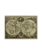 AIHOME מפת עולם רטרו הימי אוקיינוס בציר מפת קראפט נייר פוסטר קיר קישוט לסלון חדרי קפה חנויות(China)