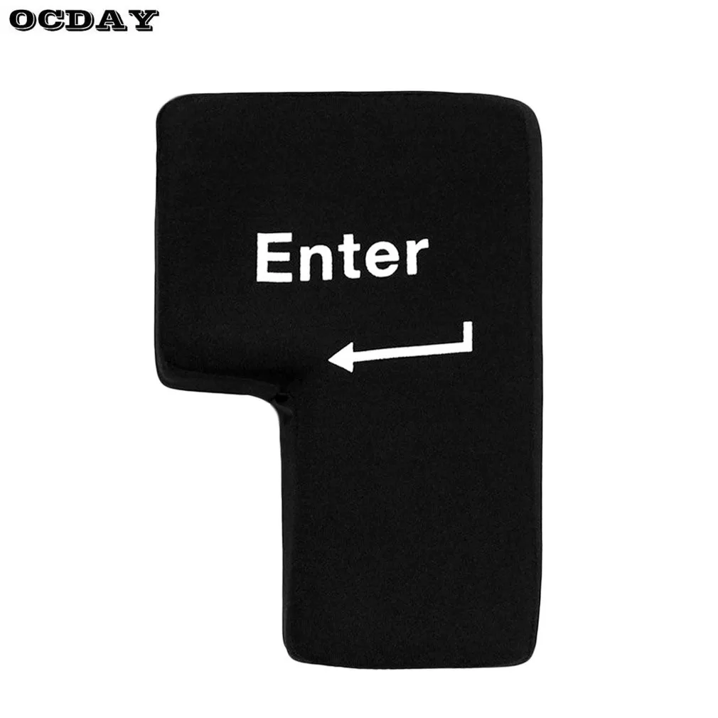 OCDAY портативная декомпрессия USB большой ключ Подушка Мягкая Кнопка компьютера возврат подушка с клавишей офисы вентиляционные игрушки игрушка для снятия стресса