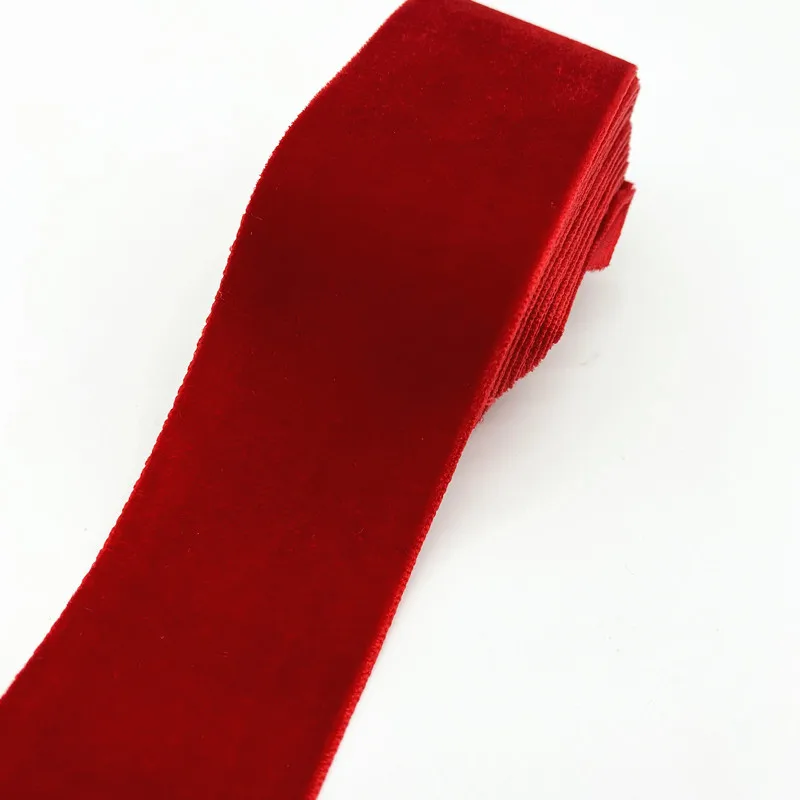 2 yards 40mm Velvet Ribbon Wedding Party Decoration Handmade Gift Wrapping Hair Bowknot DIY