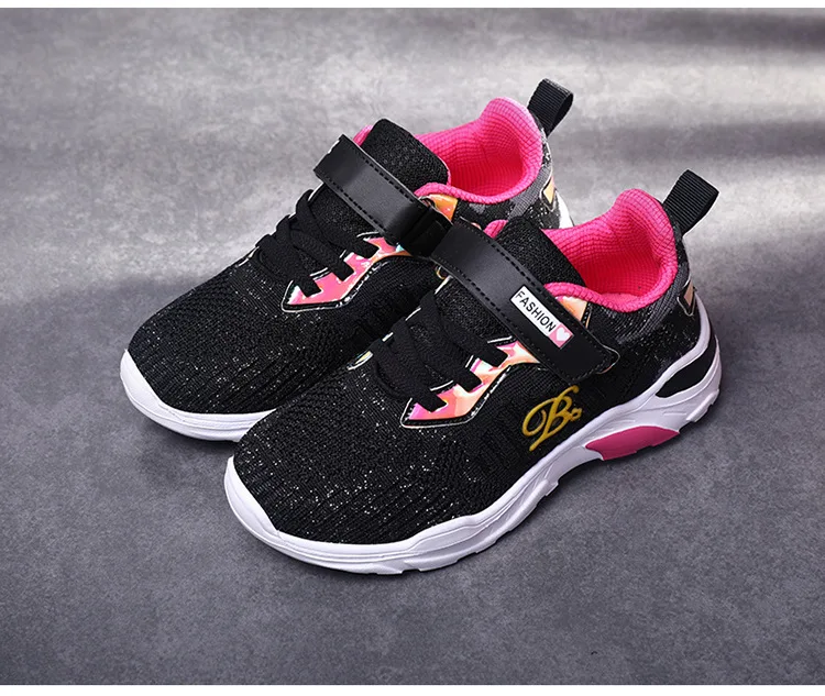 Autumn Kid Running Shoes Girls Lightweight Mesh Kindergarten Primary school Student Sneakers Jogging Trekking Shoes for Children