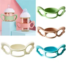 Classic Feeding Bottle Handles Soft Compatible Silicone Baby Nursing Bottles Handles Easy to Carry Handles for Hegen Bottle Size