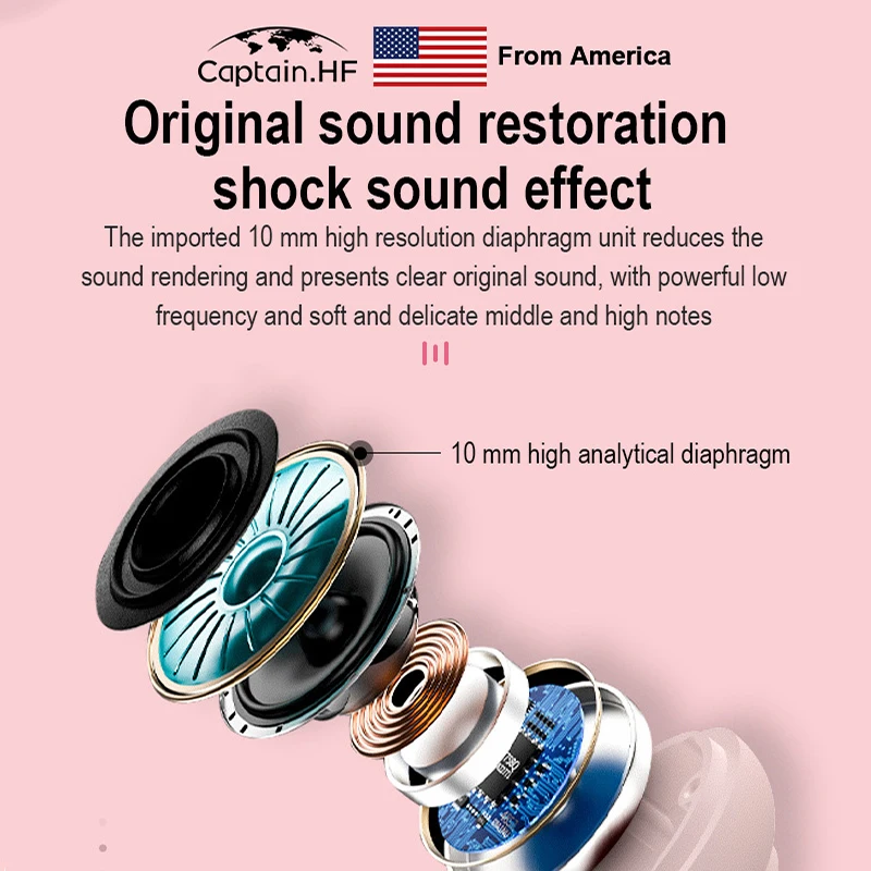 Cute White Pink for Girls True Super Sound