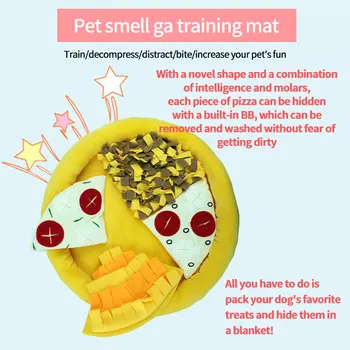 

51*8cm Pet Toys Dog Sniffing Mat Puzzle Sniffing Training Pad Activity Blanket Feeding Mat Dog Release Stress Training Blanket