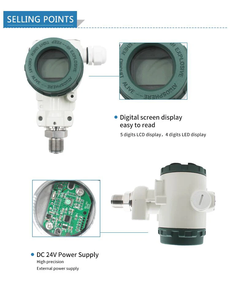 2088 Pressure Transmitters Pressure Sensor Digital display pressure sensor RS485 4-20mA Water pressure Oil pressure