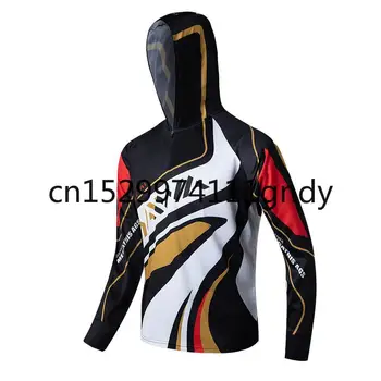 

Men Hoodies Fishing Clothing Long Sleeve Outdoor Breathable Fishing Shirts Anti UV Quick Dry Cycling Hiking Clothes Camisas
