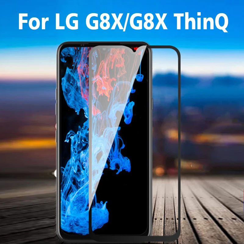 3D высокоглинозема закаленное стекло для LG G8X полное покрытие экрана Защитная