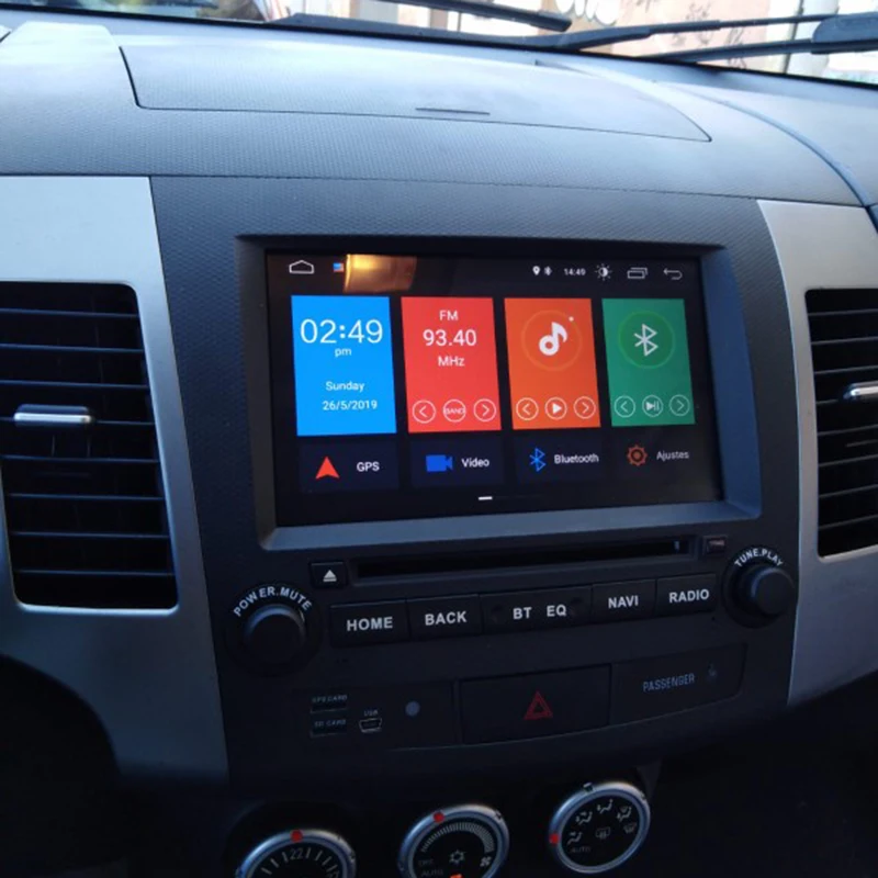 Гироборд с колесами 8 дюймов Android 9,0 для Mitsubishi Outlander(2006-) Специальный автомобильный dvd-навигатор плеер gps