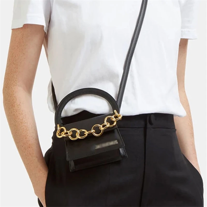 

Brand Designer Women Handbag High Quality PU Leather Shoulder Messenger Chain Bag Small Square Package Mini Flap Clutch Bag Tote