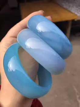 

Natural sea blue treasure yu bracelet woman sends friend bring your own 1 order