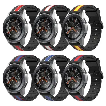 

Silicone Wrist Band For Samsung Galaxy Watch3 45MM/45MM LTE Smart Bracelet Breathable Watchband Strap For Galaxy Watch 46MM 42MM