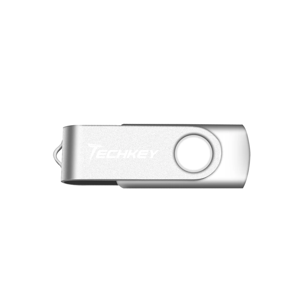 Techky usb флэш-накопитель 32gb флешка Techkey 4gb 8gb 16gb флэш-накопитель usb usb-ключ реальная емкость usb 2,0 u-диск для ПК - Цвет: white