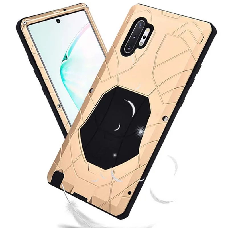 Роскошный Открытый Чехол для samsung Galaxy Note10 Note10Plus A50 A70 IMATCH армейский противоударный металлический силиконовый закаленное стекло KS0317