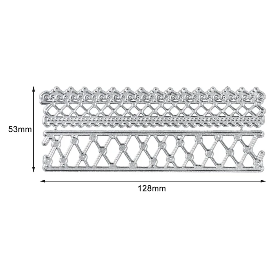 YaMinSanNiO Алмазная граница металлические режущие штампы кружевная рамка штампы DIY гравированные ремесла для изготовления открыток Скрапбукинг трафареты с тиснением