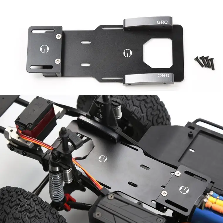 Carbon Fiber Battery Mounting Plate Fr 1/10 Axial SCX10 II AX90046 RC Crawler-US 