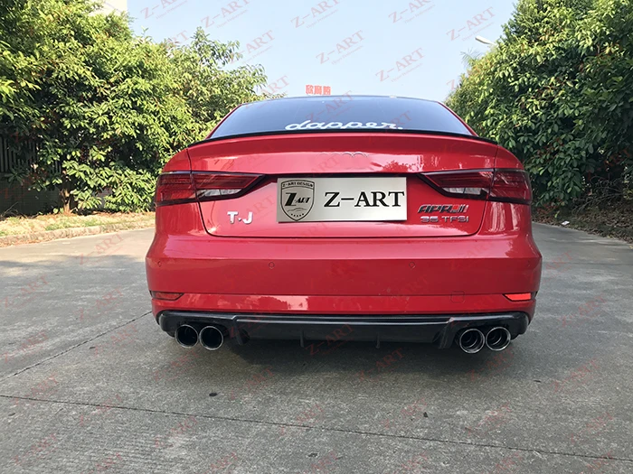 Z-ART Комплект кузова из углеродного волокна для Audi A3-, комплект для настройки углеродного волокна для Audi A3, модифицированный комплект корпуса из углеродного волокна aerokit