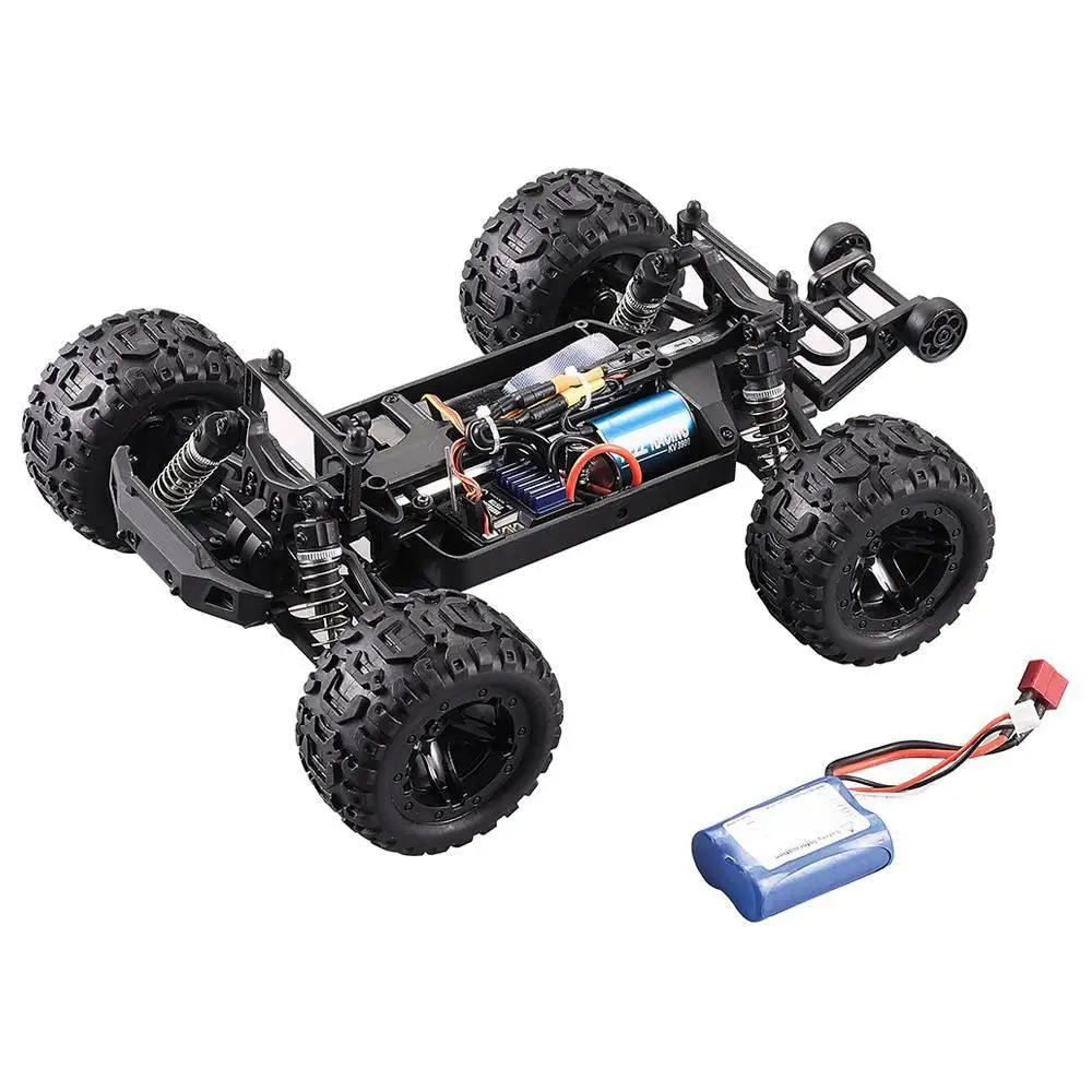 HBX 16889 1/16 2,4G 4WD 30 км/ч бесщеточный ру автомобиль с светодиодный светильник Электрический внедорожный грузовик RTR модель