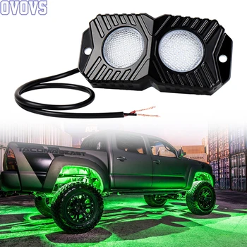 

18W Led Rock Light 12V Green Color Under Car Led Atmosphere Lamp for Trucks Boat 4x4