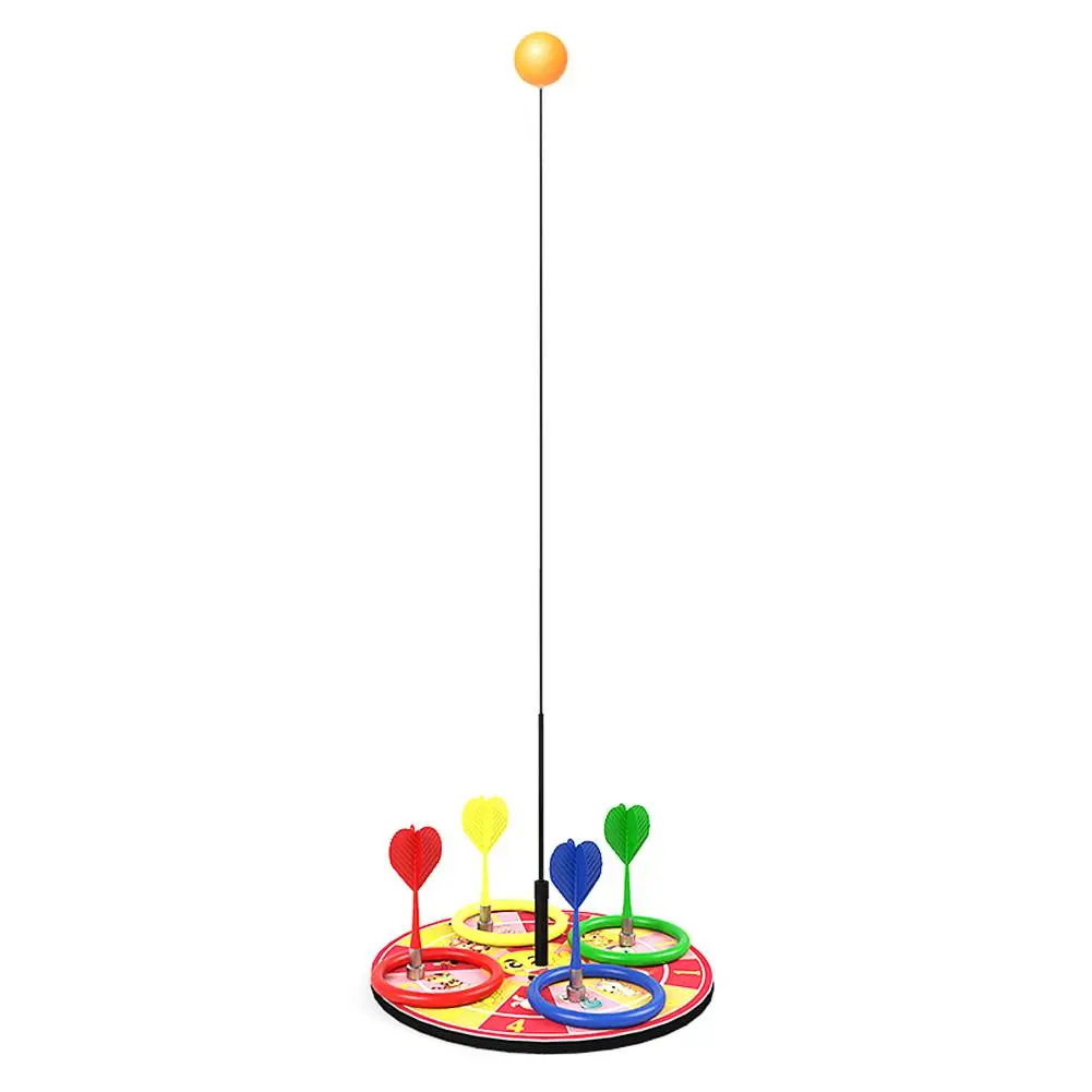 Multifunctional Detachable Table Tennis Trainer Safe Magnetic Dart Elastic Soft Shaft Rebound Table Tennis Training