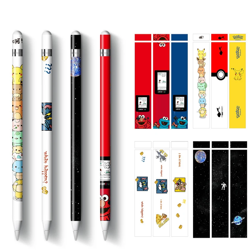 Защитная Наклейка для Apple Pencil 1 2 устойчивые к царапинам креативные наклейки без