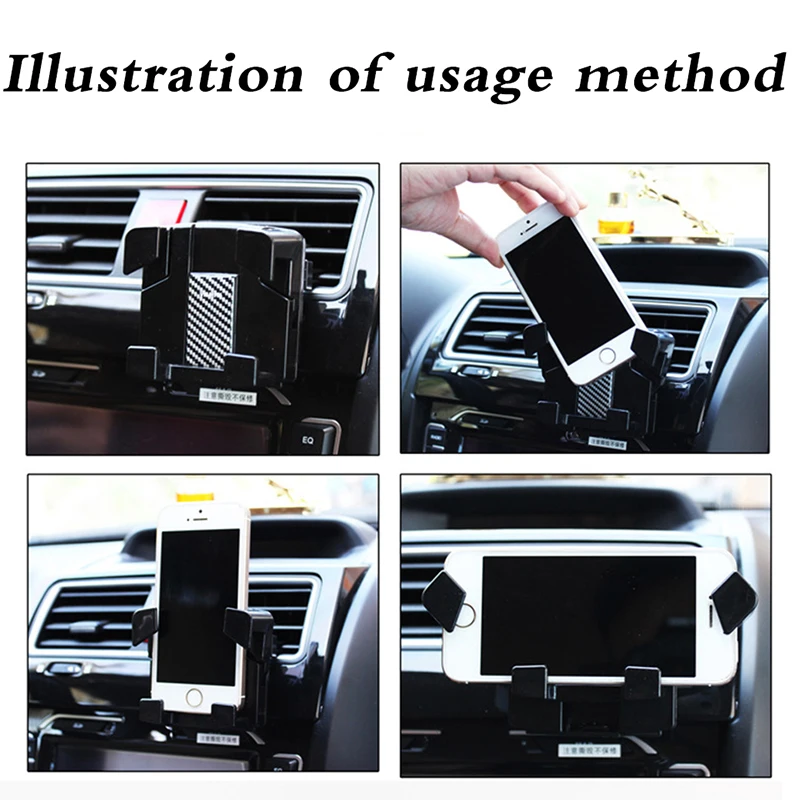 Деформационный автомобильный gps-навигационный кронштейн для hyundai Creta Tucson Volkswagen Golf 6 GTI Kia Ceed Rio Sportage Dashboard Air outlet