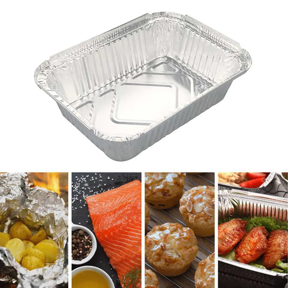 Disposable BBQ Drip Pans Aluminum Foil Grease Drip Pans Recyclable