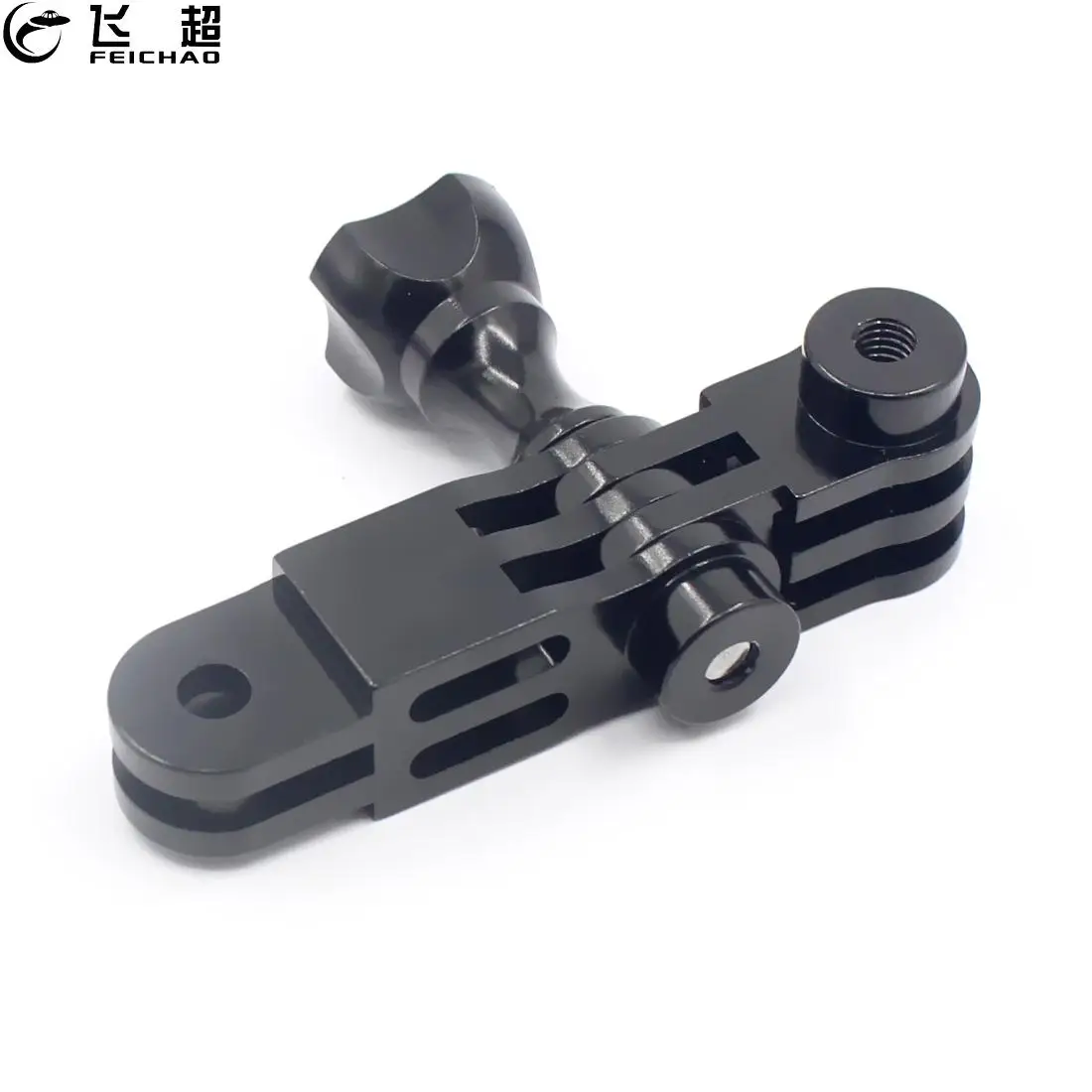 

CNC Aluminum Three Way Adjustable Pivot Arm Mount Adapter for GoPro Hero 8 7 6 5 4 for DJI OSMO Action for SJCAM YI Eken Camera