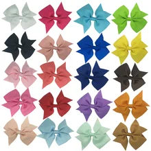 Европа и Америка лента V Ласточка Хвост лук детские заколки аксессуары для волос Горячая Распродажа головной убор 20 цветов
