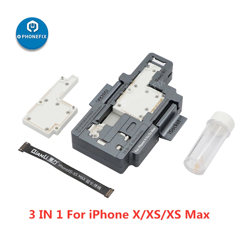 Фото QIANLI iSocket испытательный прибор для материнской платы для iPhone 14 13 11 12 Pro Max X XS max логическая плата IC чипы функциональная испытательная рамка №1