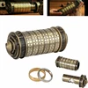 New Da Vinci Code Cryptex W/ 2 Rings Interesting Games Brain Teaser Lock Puzzle 5
