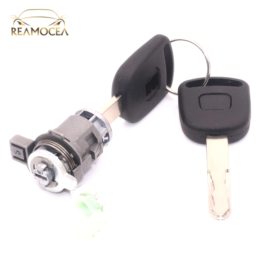 Reamocea металлический Автомобильный Замок зажигания цилиндр замок с ключом 72185-S9A-013 72185-S9A-M02 Подходит для Honda CR-V элемент 2004 2005 2006